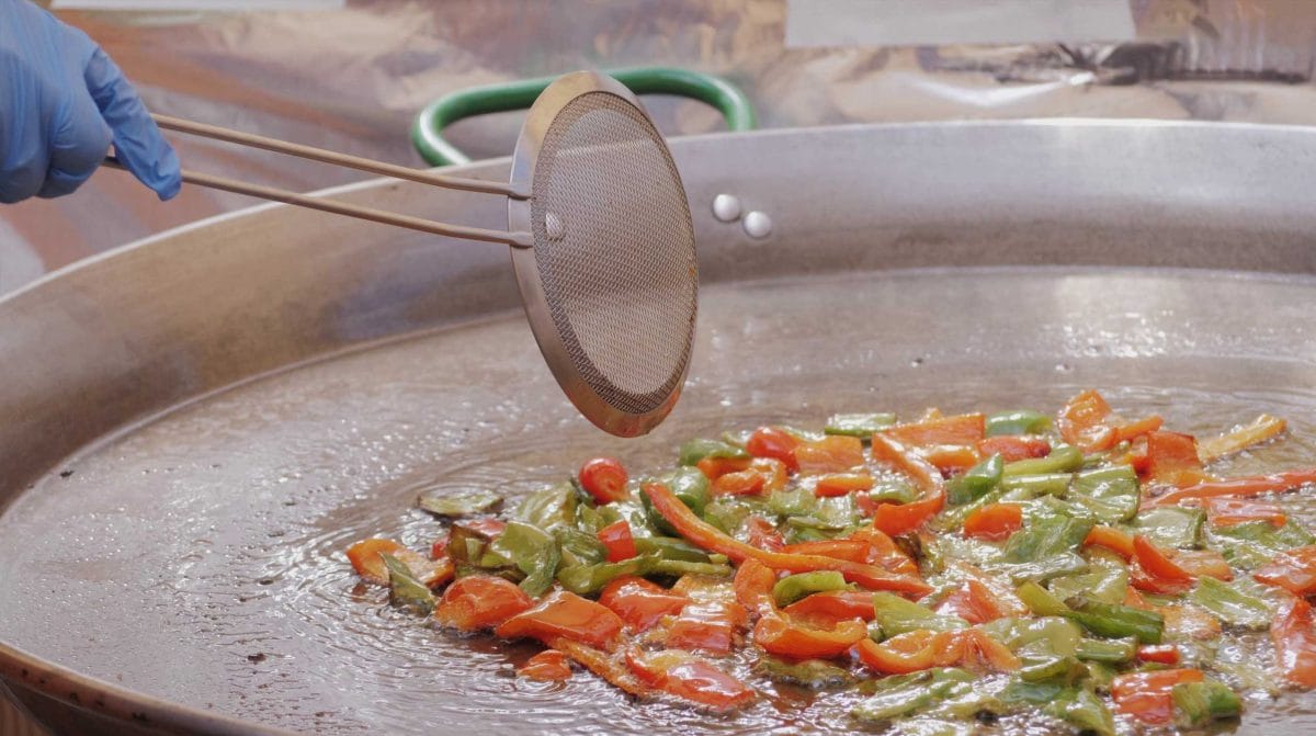 Cuisson des poivrons