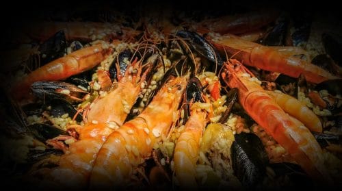 Land and sea paella